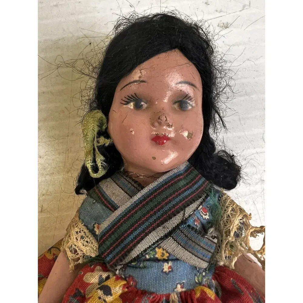 Vintage Hispanic Ethnic Doll 9